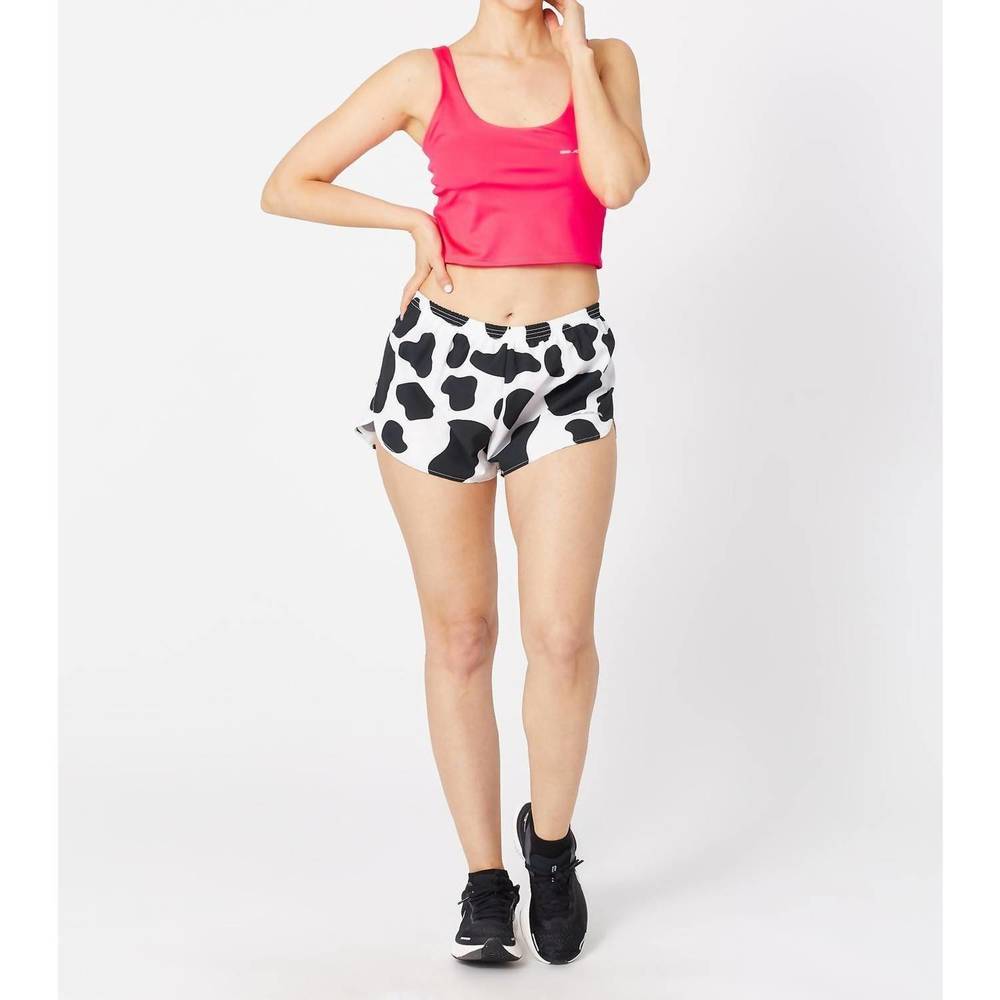 NEW BOA 1" elite printed split short in moo